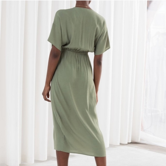 & Other Stories Twist Knot Midi Dress - Picture 10 of 10